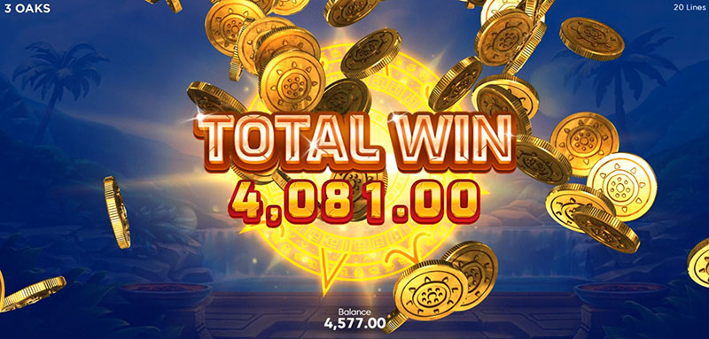 3 Oaks Aztec Fire 2 Slot - Total Win