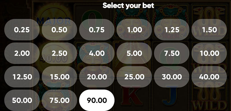 3 Oaks Aztec Sun Slot - Betting Option