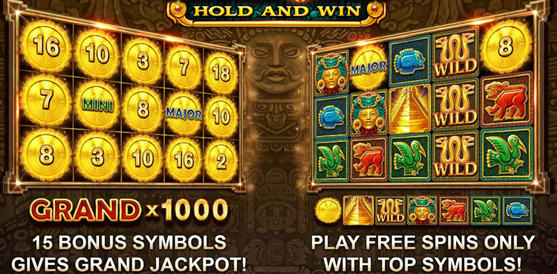 3 Oaks Aztec Sun Slot - Bonus Features