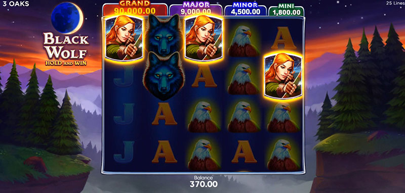 3 Oaks Black Wolf Slot - Scatter Symbol