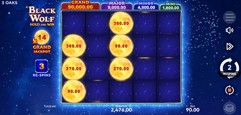 3 Oaks Black Wolf Slot - Only Bonus Symbol Appear