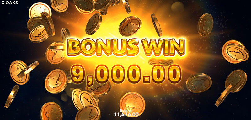 3 Oaks Black Wolf Slot - Bonus Win
