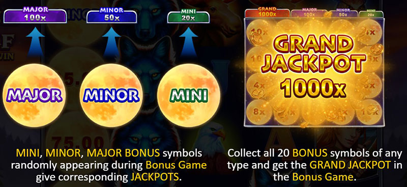3 Oaks Black Wolf Slot - Jackpot Bonus