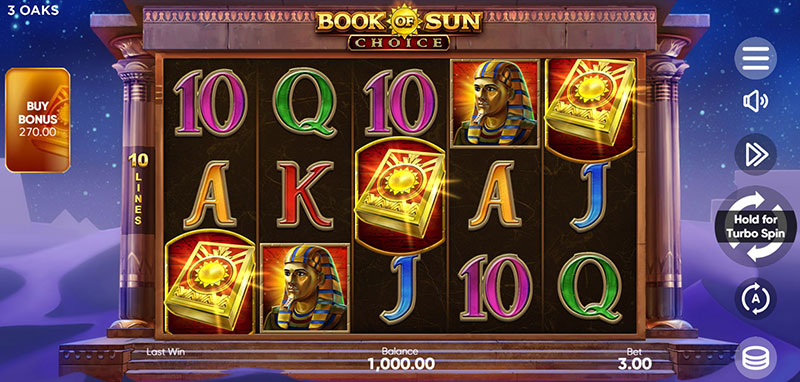 Guide to Play 3 Oaks Book of Sun Choice Slot