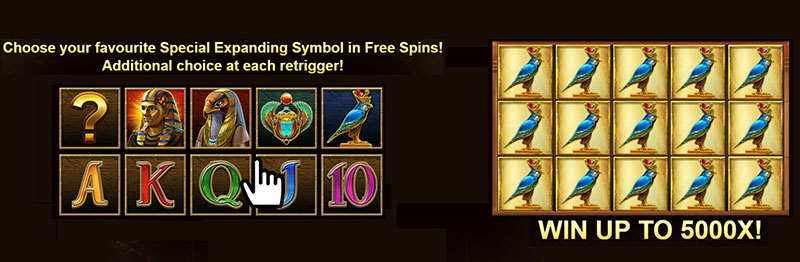 3 Oaks Book of Sun Choice Slot - Bonus Features