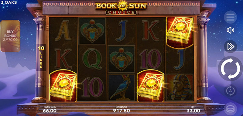 3 Oaks Book of Sun Choice Slot - Scatter Symbol