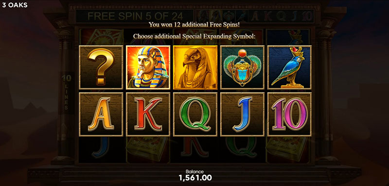 3 Oaks Book of Sun Choice Slot - Extra Expanding Symbol