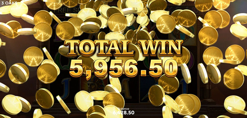 3 Oaks Book of Sun Choice Slot - Total Win