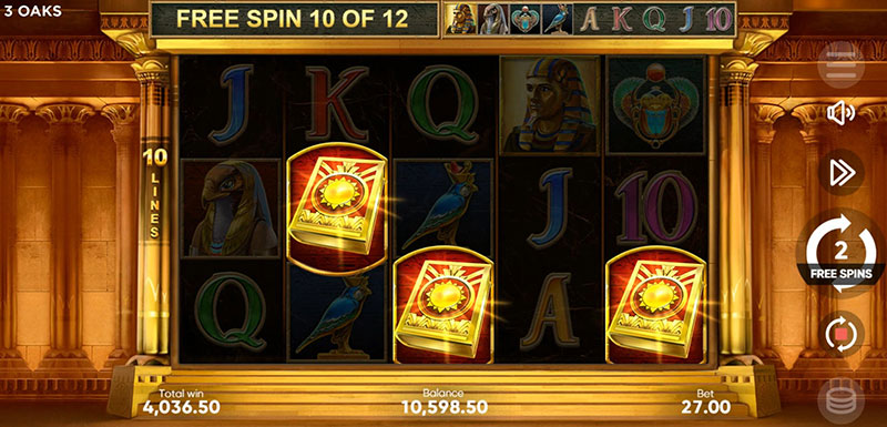 3 Oaks Book of Sun Multichance Slot - Retrigger Extra Free Spins