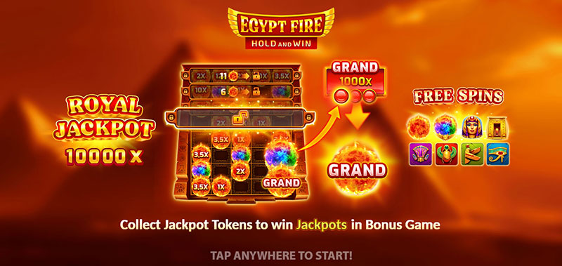 3 Oaks Egypt Fire Slot