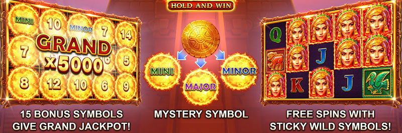 3 Oaks Queen Of The Sun Slot - Bonus Features