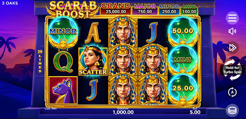 Guide to Play 3 Oaks Scarab Boost Slot