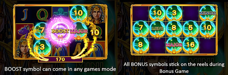 3 Oaks Scarab Boost Slot - Bonus Features