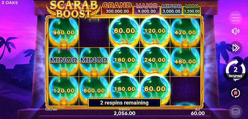 3 Oaks Scarab Boost Slot - Jackpot Bonus