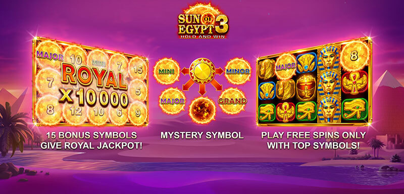 3 Oaks Sun of Egypt 3 Slot