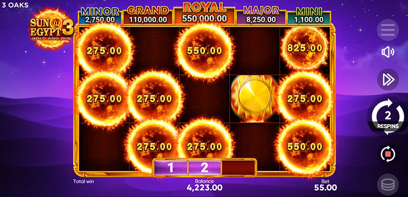 3 Oaks Sun of Egypt 3 Slot - Mystery Symbol Land