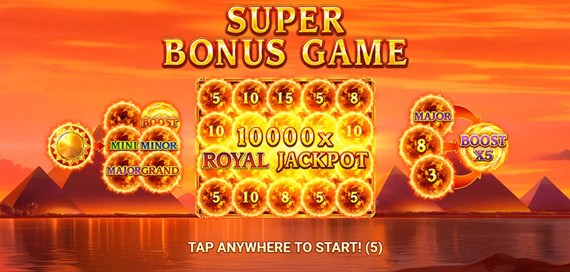 3 Oaks Sun of Egypt 4 Slot - Super Bonus Game