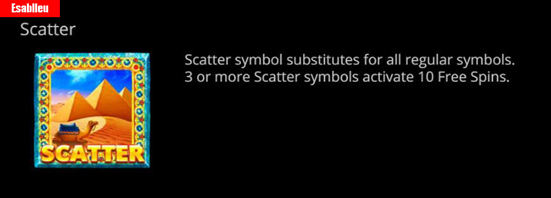 इजिप्ट गॉड्स स्लॉट मशीन Scatter Symbol