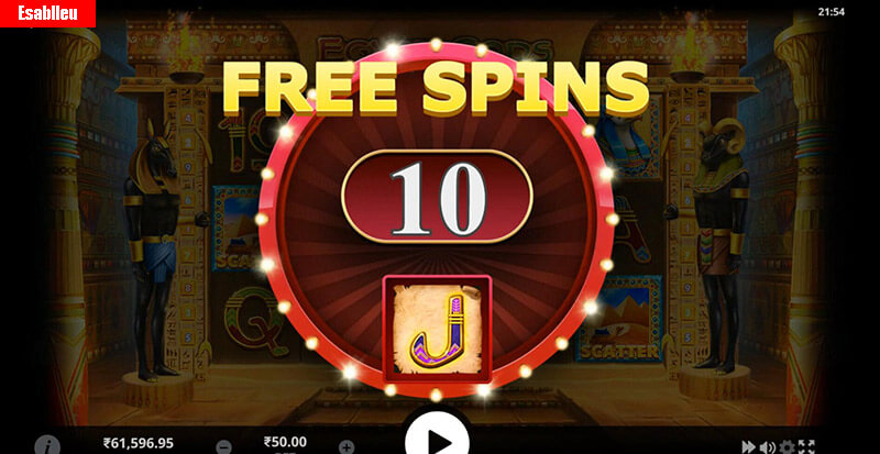 इजिप्ट गॉड्स स्लॉट मशीन Free Spins Bonus