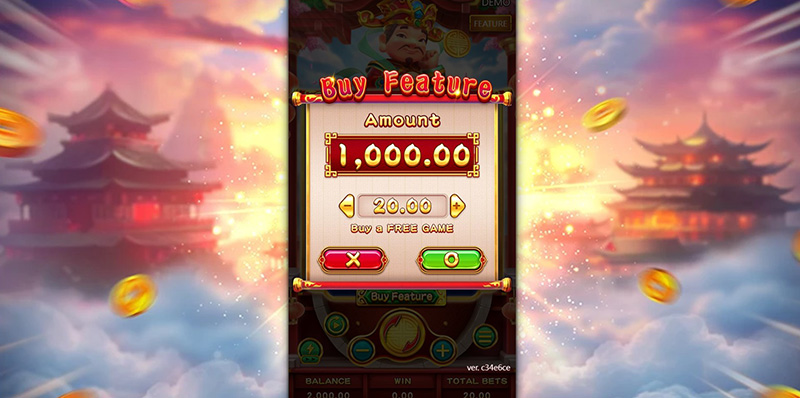 FC Lucky Fortunes 3X3 Slot - Feature Buy