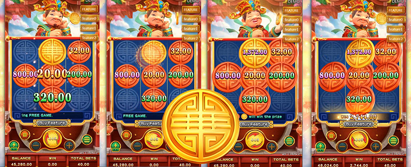FC Lucky Fortunes 3X3 Slot - Golden Symbol