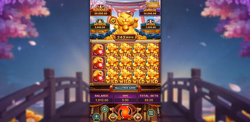 FC Win Win Neko Slot - Wild Symbols