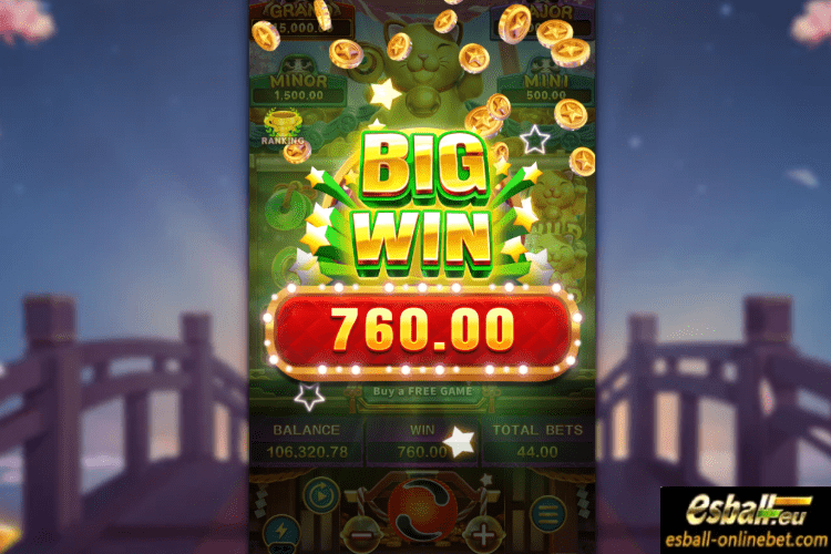 विन विन नेको फचाई Big Win