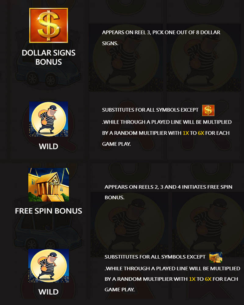 JDB Burglar Slot Machine