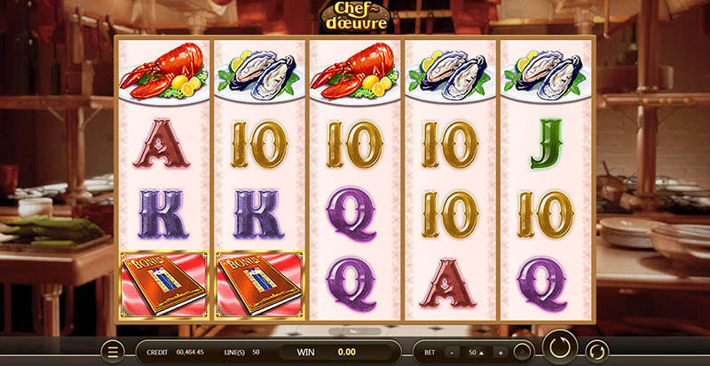 Chef d'Oeuvre Slot Machine