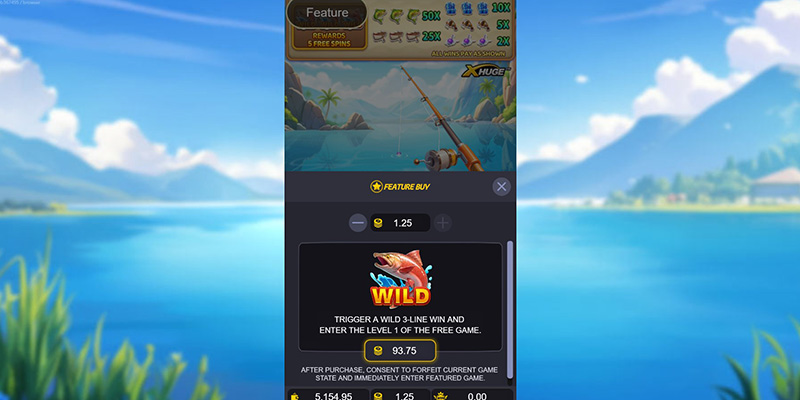 JDB Fishin' Fever X-Huge Slot - Feature Buy