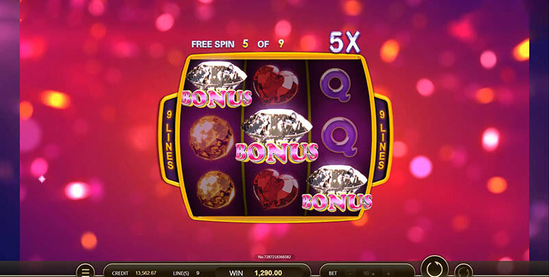 Gems Gems Slot Machine Free Spin Bonus