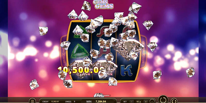 Gems Gems Slot Machine Free Spin Bonus