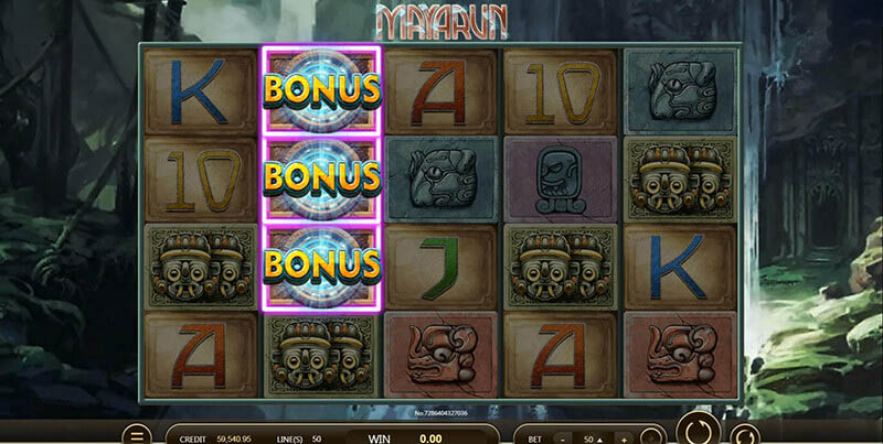 Mayarun Slot Machine Free Spin Bonus Game