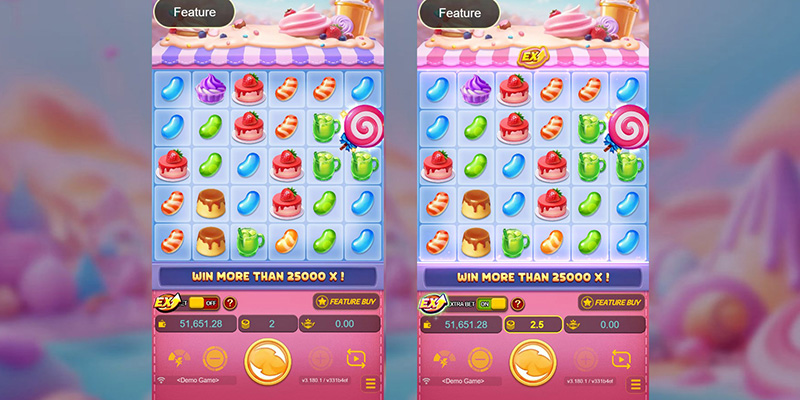 JDB Pop Pop Candy 1000 Slot - Extra Bet