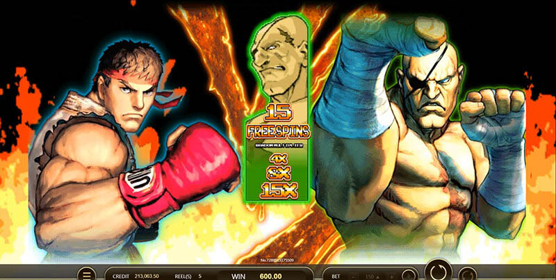 Street Fighter Slot Machine Free Spins Bonus