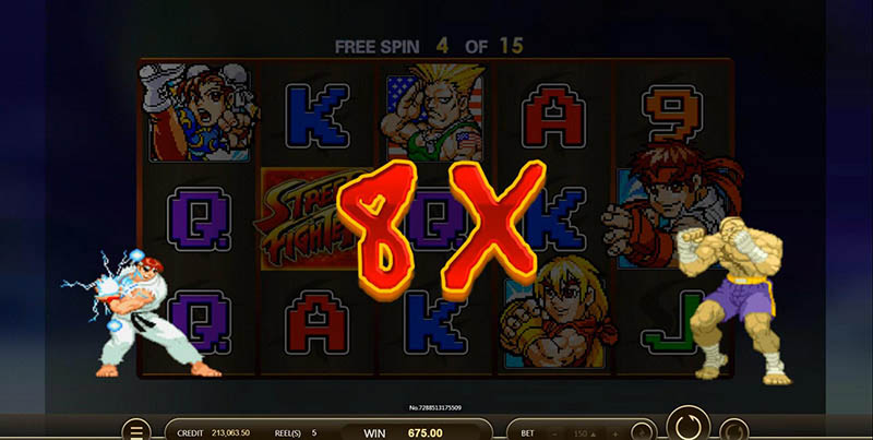 Street Fighter Slot Machine Free Spins Bonus