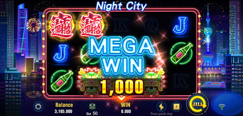 JILI Night City Slot - Mega Win
