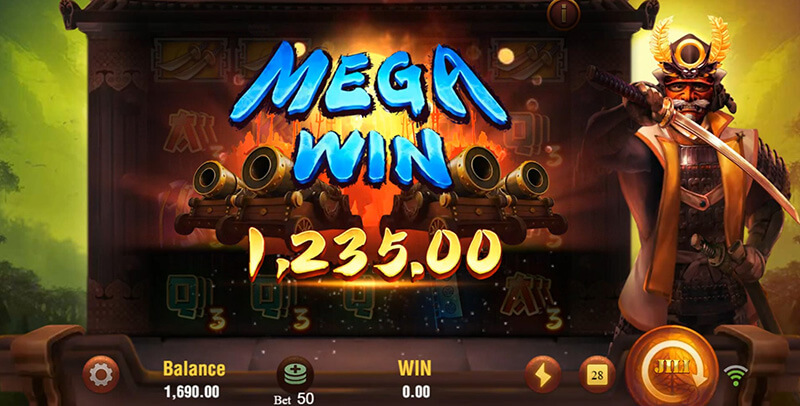 JILI Shogun Slot - Mega Win